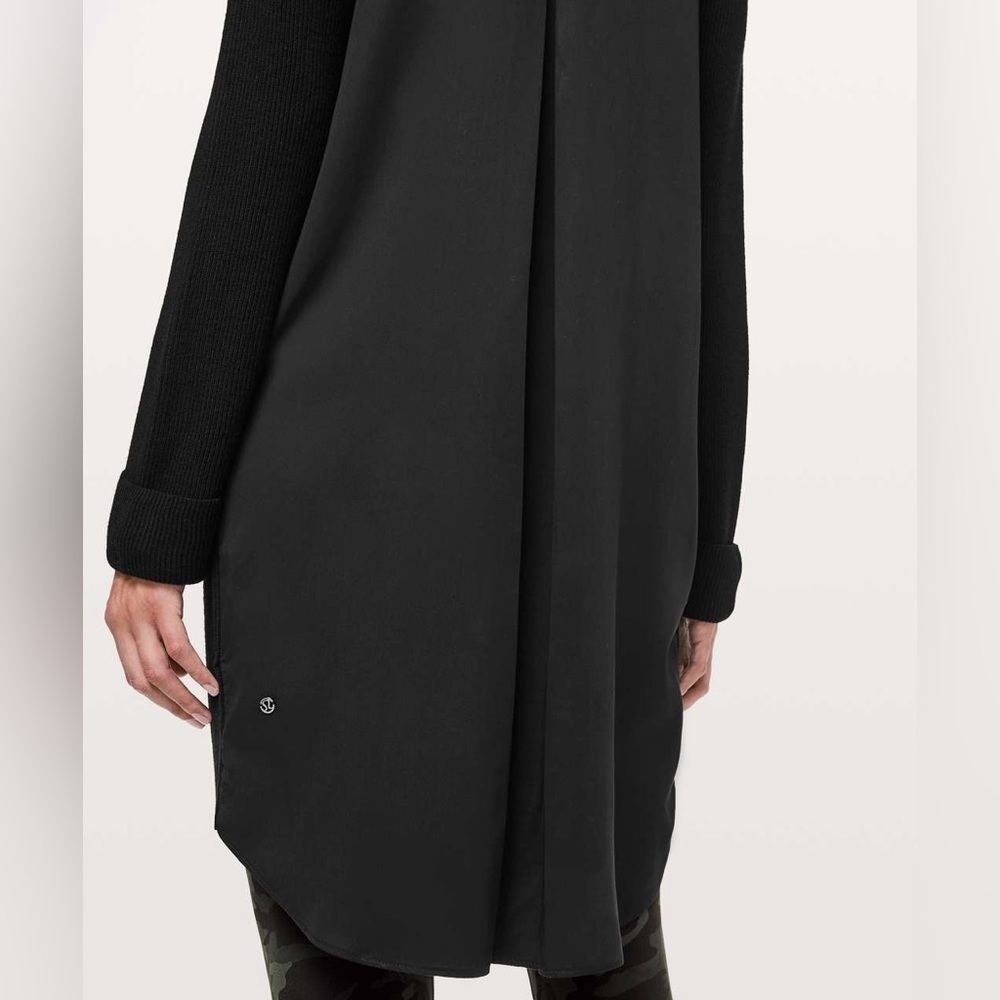 Lululemon Still At Ease Wrap in Black Size 8 - Picture 4 of 8